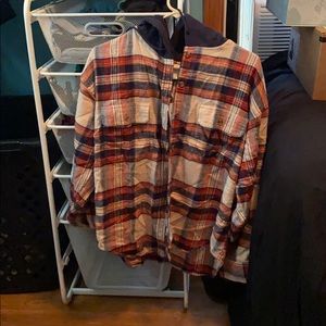 American Eagle Outfitters Plaid Jacket